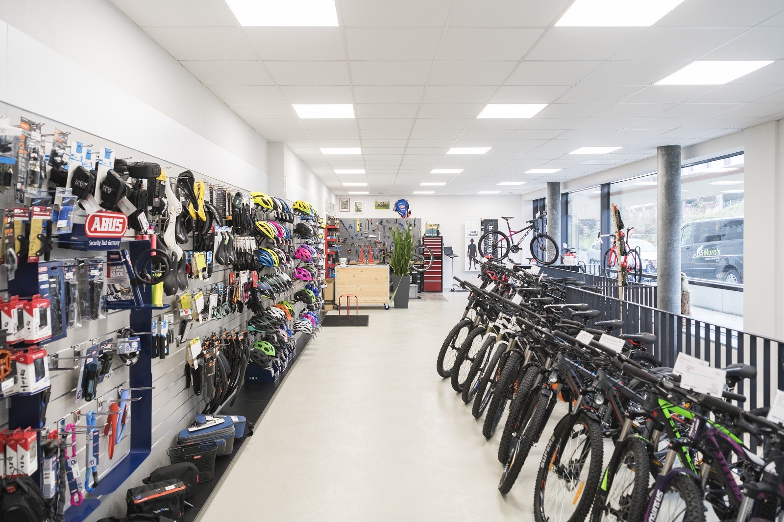 E-Bike-Showroom von Wolf Cycling